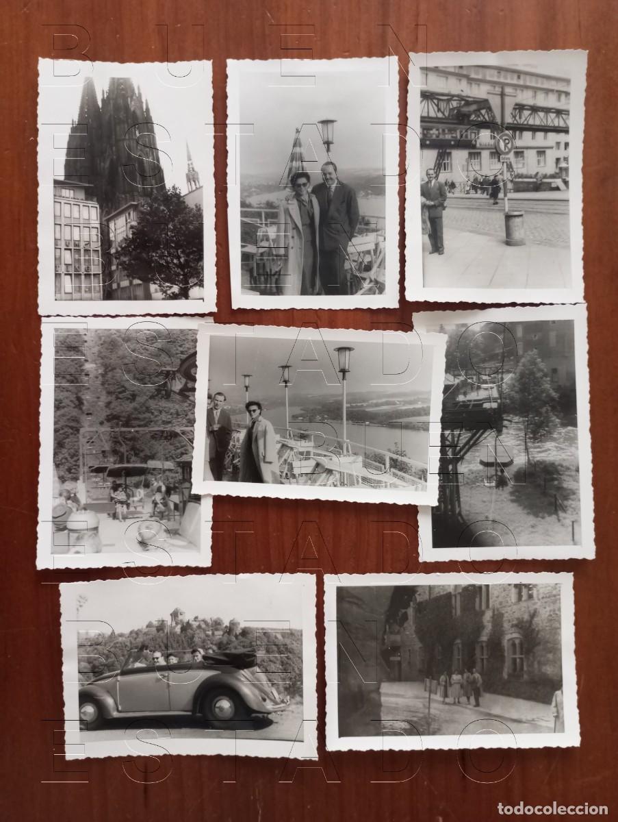Fotograf&iacute;a antigua: IWUPPERTAL COLONIA ESSEN 8 FOTOGRAFIAS UNICAS 1954 FAMILIA ALTA SOCIEDAD DE SEVILLA U87