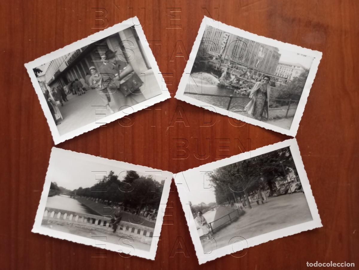 Fotograf&iacute;a antigua: DUSSELDORF 4 FOTOGRAFIAS UNICAS 1954 FAMILIA ALTA SOCIEDAD DE SEVILLA U87