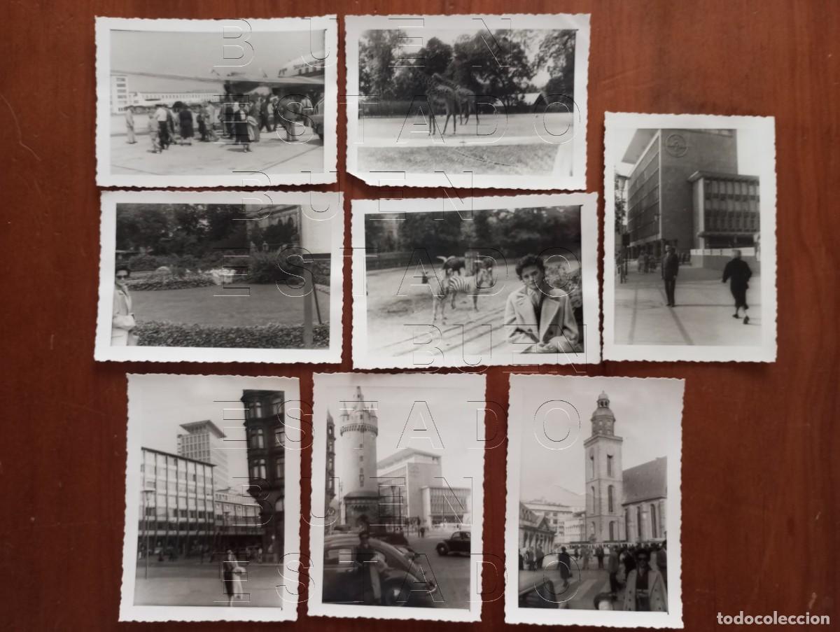 Alte Fotografie: FRANKFURT AM MAIN 8 FOTOGRAFIAS UNICAS 1954 FAMILIA ALTA SOCIEDAD DE SEVILLA U87