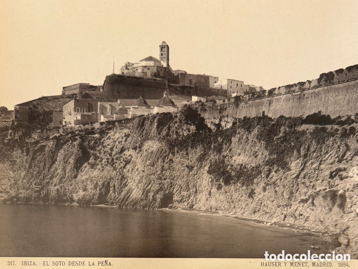 Fotografia antica: Ibiza 517 el Soto desde la Pe&ntilde;a. Hauser Y Menet 2894