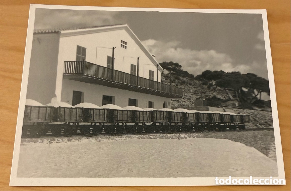 Fotografia antica: Ibiza Sant Francesc de Paula. Tren Las Salinas Foto