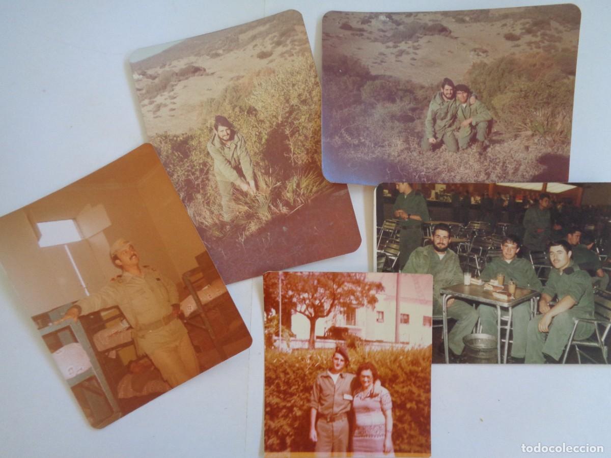 Fotograf&iacute;a antigua: LOTE DE 5 FOTOS DE MILITARES : ABRAZADOS , CUARTEL, MANIOBRAS, ETC