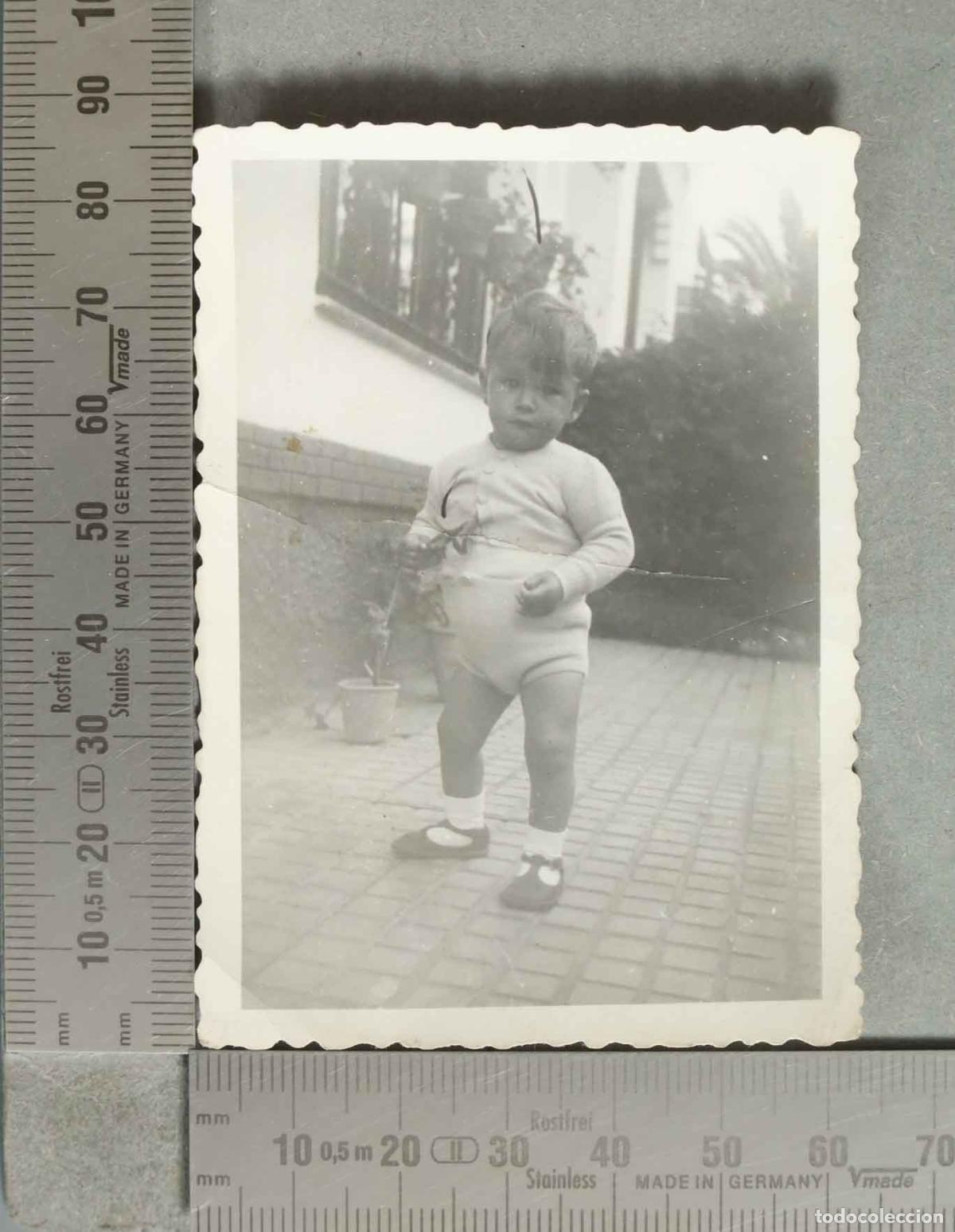 Fotograf&iacute;a antigua: FOTOGRAFIA. NI&Ntilde;O hacia 1940