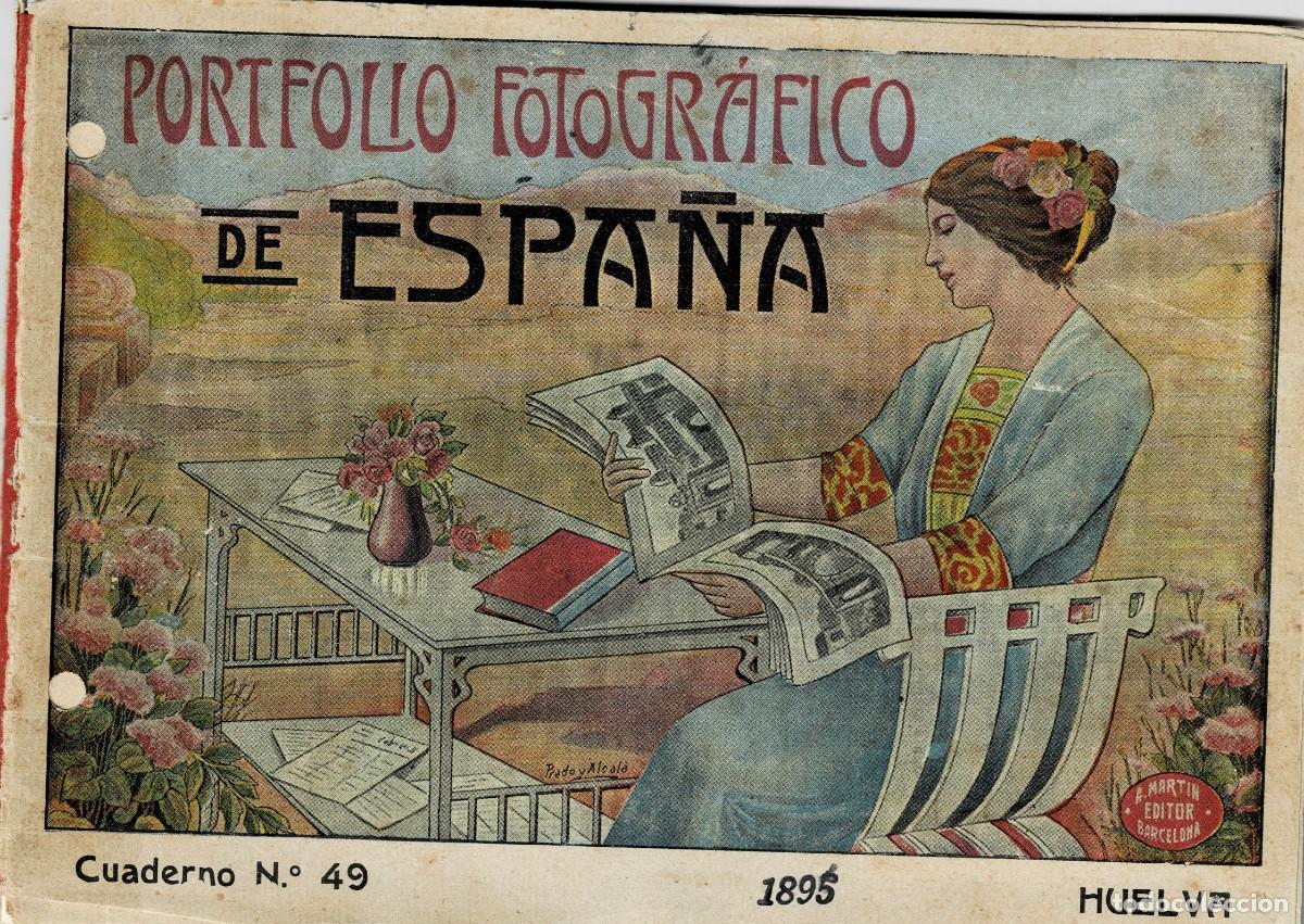 Fotograf&iacute;a antigua: PORTAFOLIO FOTOGRAFICO DE ESPA&Ntilde;A CUADERNO N&ordm; 49 HUELVA. P-PORTF-307