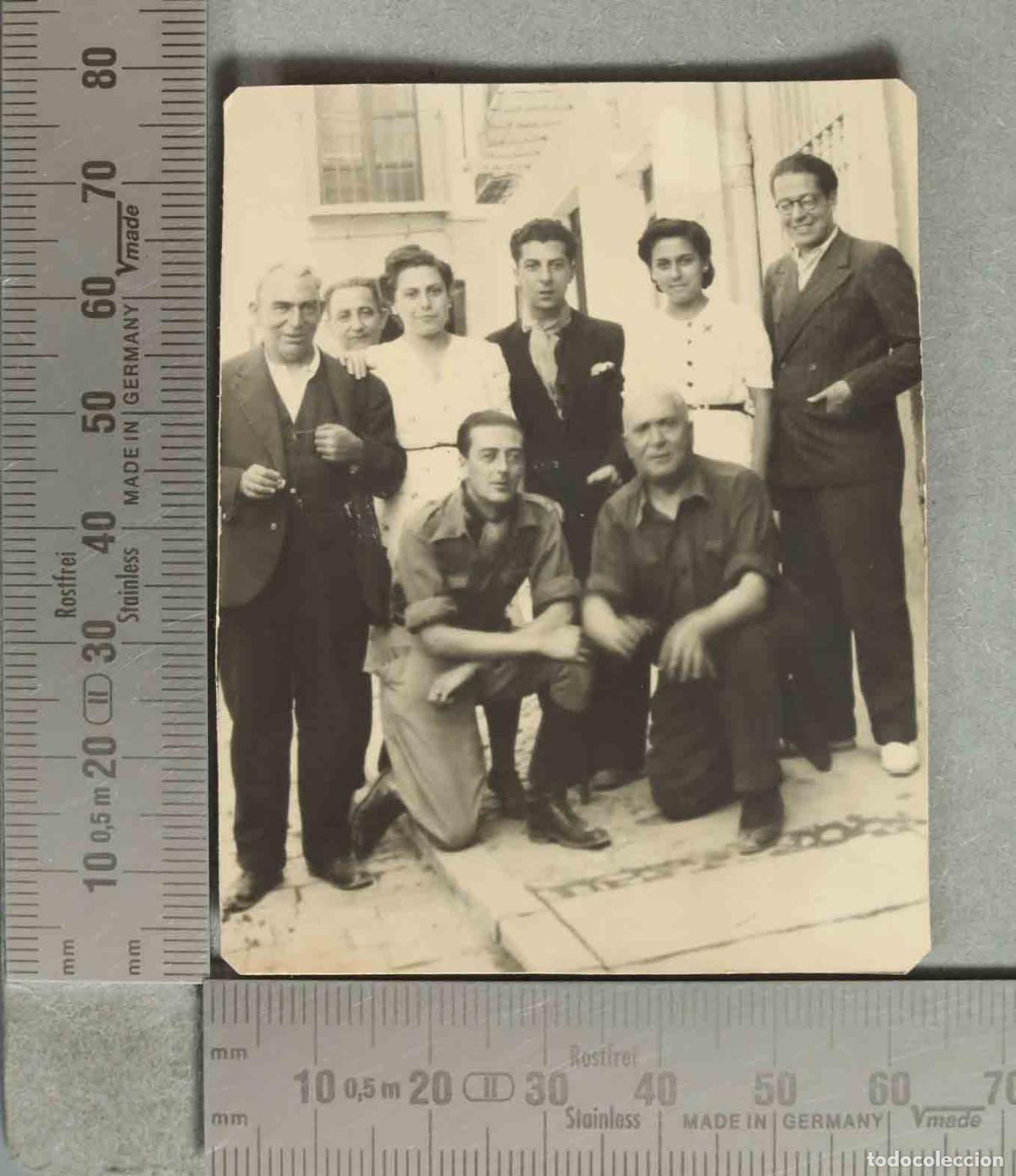 Antique Photography: FOTOGRAFIA. PERSONAS DE VILLACARRILLO EN FERIA 1939. MILITAR
