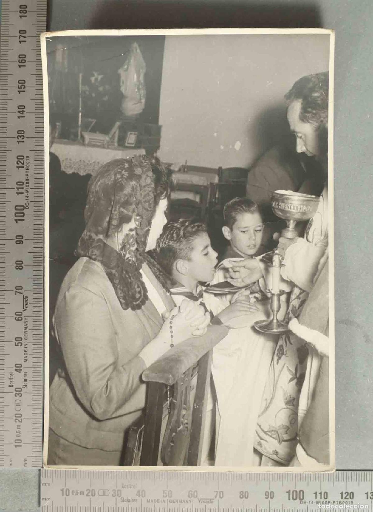Fotografia antiga: FOTOGRAFIA. PRIMERA COMUNION HACIA 1950