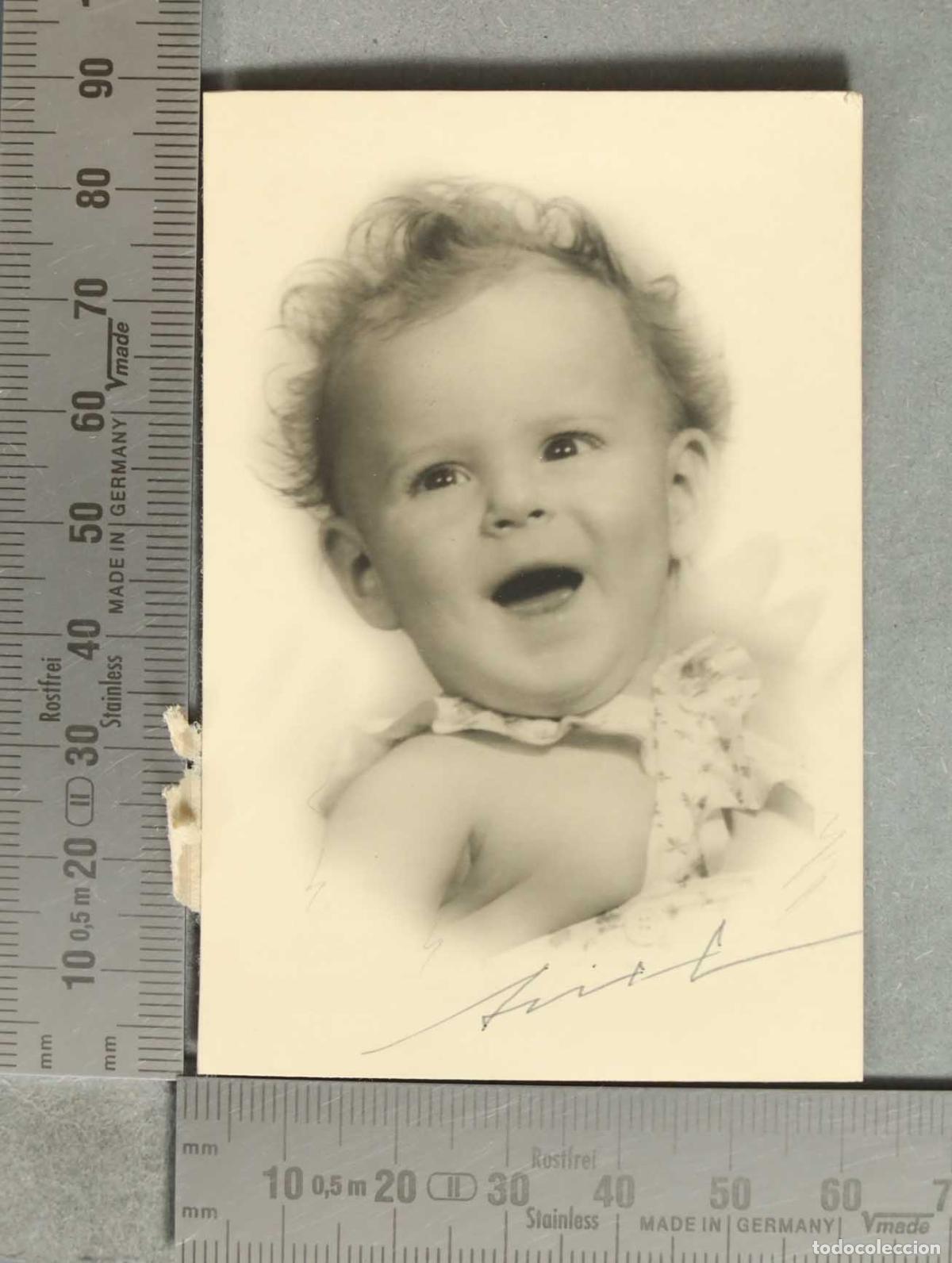 Fotograf&iacute;a antigua: FOTOGRAFIA. RETRATO NI&Ntilde;O MUECA