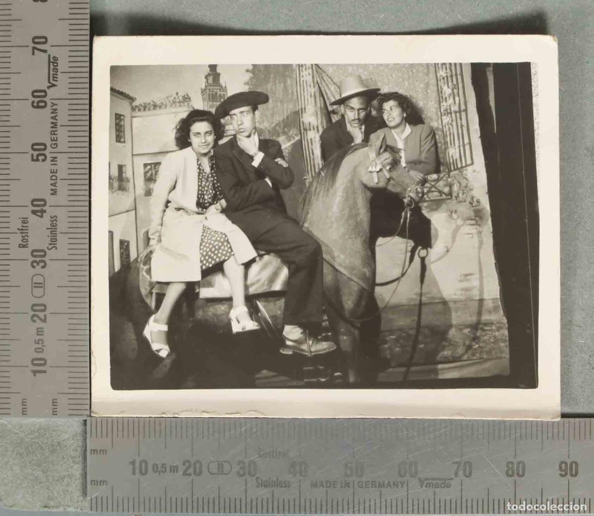 Photographie ancienne: FOTOGRAFIA. COMICA. PANEL FERIA VILLACARRILLO. HACIA 1940