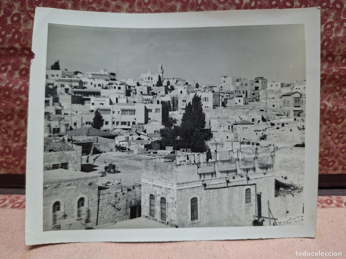 Fotograf&iacute;a antigua: ANTIGUA FOTOGRAFIA CIUDAD DE JERUSALEM ISRAEL