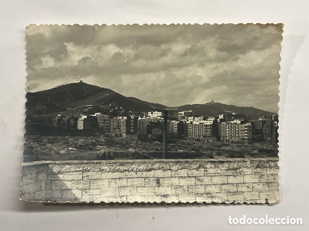 Fotograf&iacute;a antigua: COLLSEROLA ? BARCELONA. Fotograf&iacute;a Vista panor&aacute;mica (h.1960?) Med&iacute;das: 10,5 x 14,5 cm.