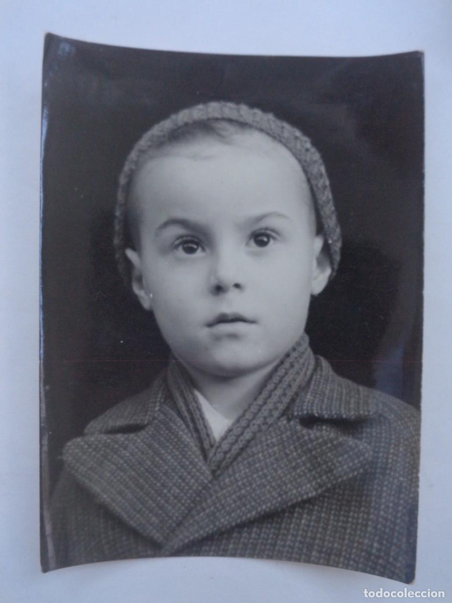 Fotografia antiga: BONITA FOTO DE NI&Ntilde;A CON GORRITO DE LANA