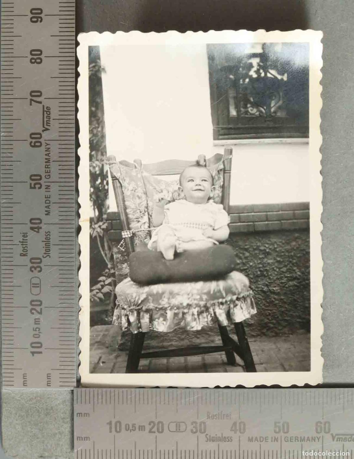 Fotograf&iacute;a antigua: FOTOGRAFIA. NI&Ntilde;O SONRIENDO hacia 1940