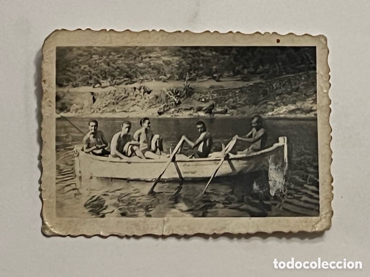 Fotograf&iacute;a antigua: CADAQU&Eacute;S (GIRONA) foto ALT EMPORDA. L&iacute;nea P&hellip; ? Recuerdo de mi tiempo en la Mili (a.1943)