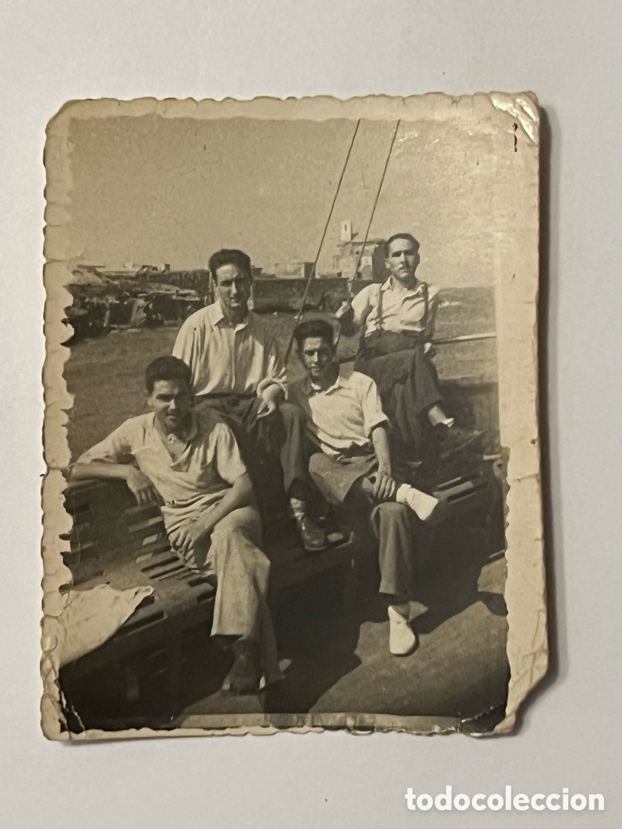 Fotograf&iacute;a antigua: ALICANTE.. Viaje Tabarca Santa Pola con amigos&hellip;, Septiembre de 1949