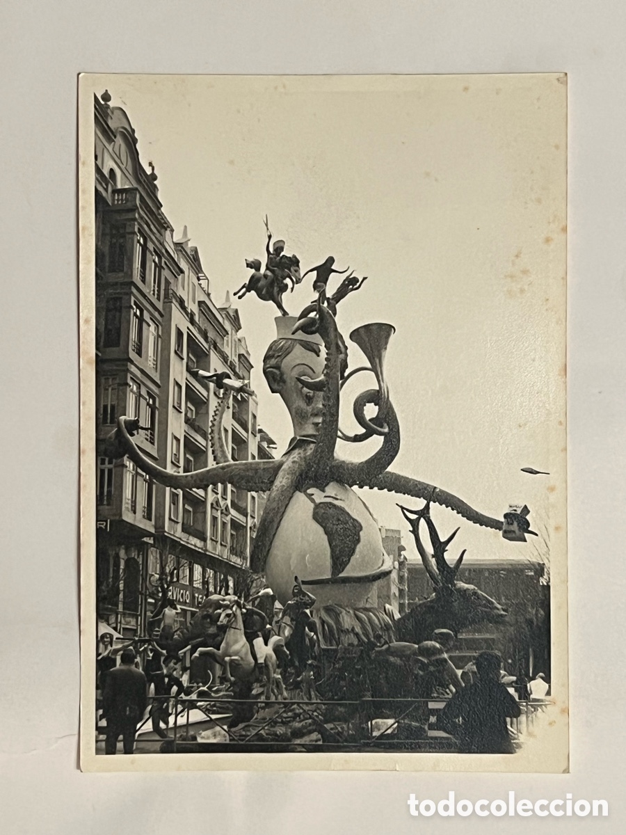 Fotograf&iacute;a antigua: FALLAS. Micer Masco-Ar&eacute;valo Baca.- Artistas Hermanos Ferrer. LEMA: CACERIAS (a.1972)