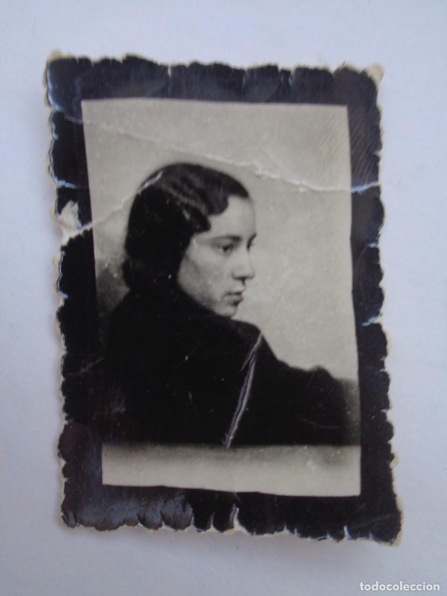 Fotograf&iacute;a antigua: PEQUE&Ntilde;A FOTO DE MUJER TIPO FOTOMATON , A&Ntilde;OS 40 . DE ROMERO , ARACENA