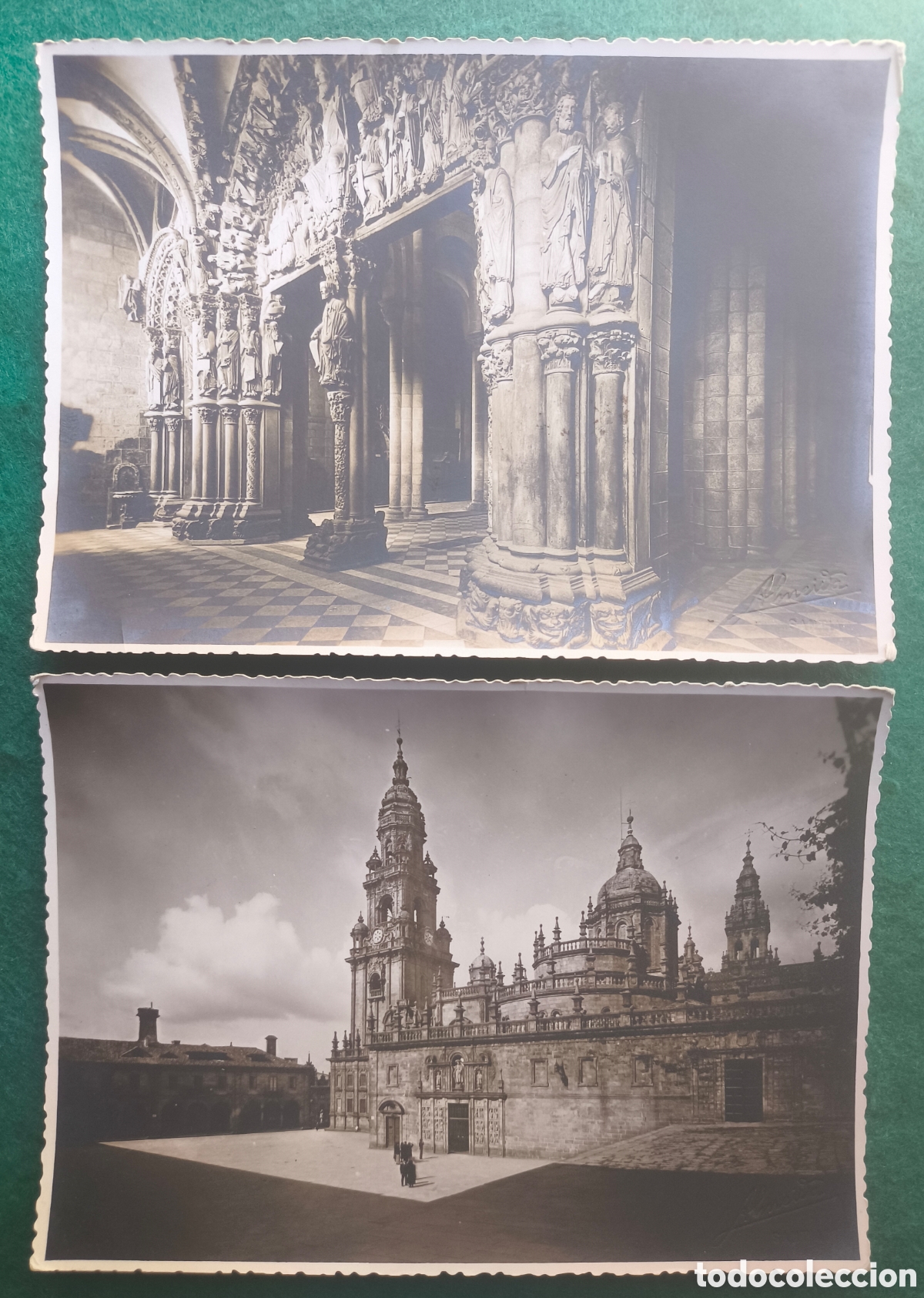Fotografia antiga: SANTIAGO DE COMPOSTELA CATEDRAL FOTOGRAF&Iacute;A FOT&Oacute;GRAFO ALMEIDA A CORU&Ntilde;A GALICIA C. 1960