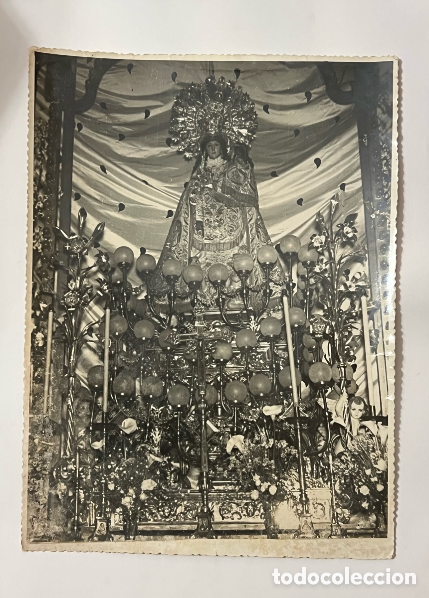 Fotograf&iacute;a antigua: NTRA SRA DE LOS DESAMPARADOS. Patrona de Muro de Alcoy. Hnos., Garc&iacute;a. Alicante (a.1957)