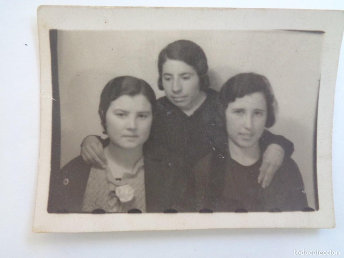 Fotograf&iacute;a antigua: BONITA FOTO DE ESTUDIO DE SE&Ntilde;ORITAS , A&Ntilde;OS 40 . DE ROMERO, ARACENA ( HUELVA )