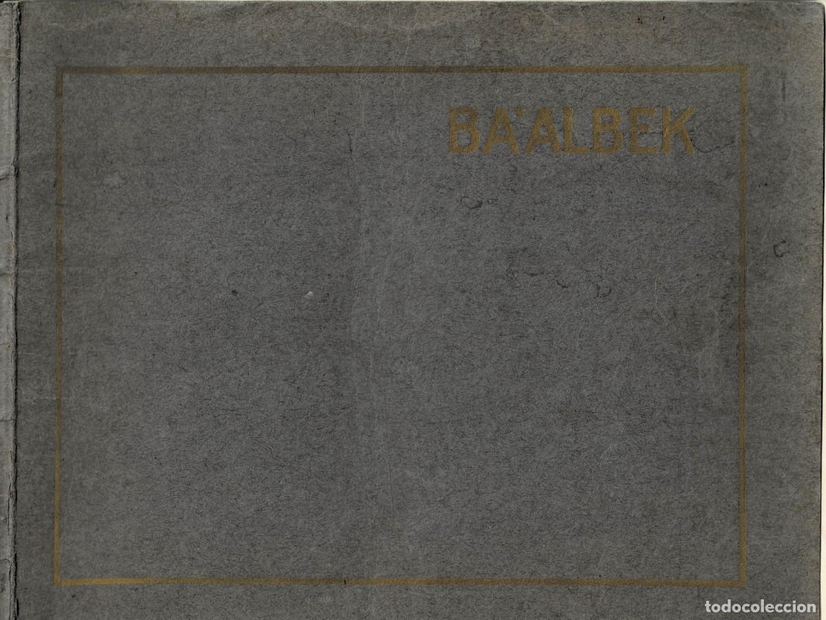 Fotograf&iacute;a antigua: PORTAFOLIO FOTOGRAFICO DE BAALBEK. P-PORTF-313