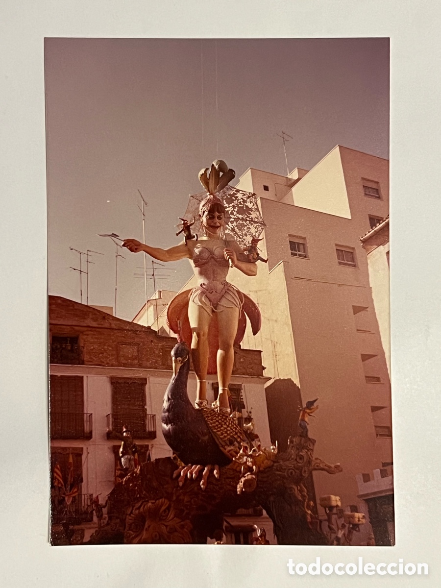 Fotograf&iacute;a antigua: FALLAS.. Plaza del Pilar, Lema: El Carnaval, Artista: Vicente Agulleiro Aguilella (a.1983)