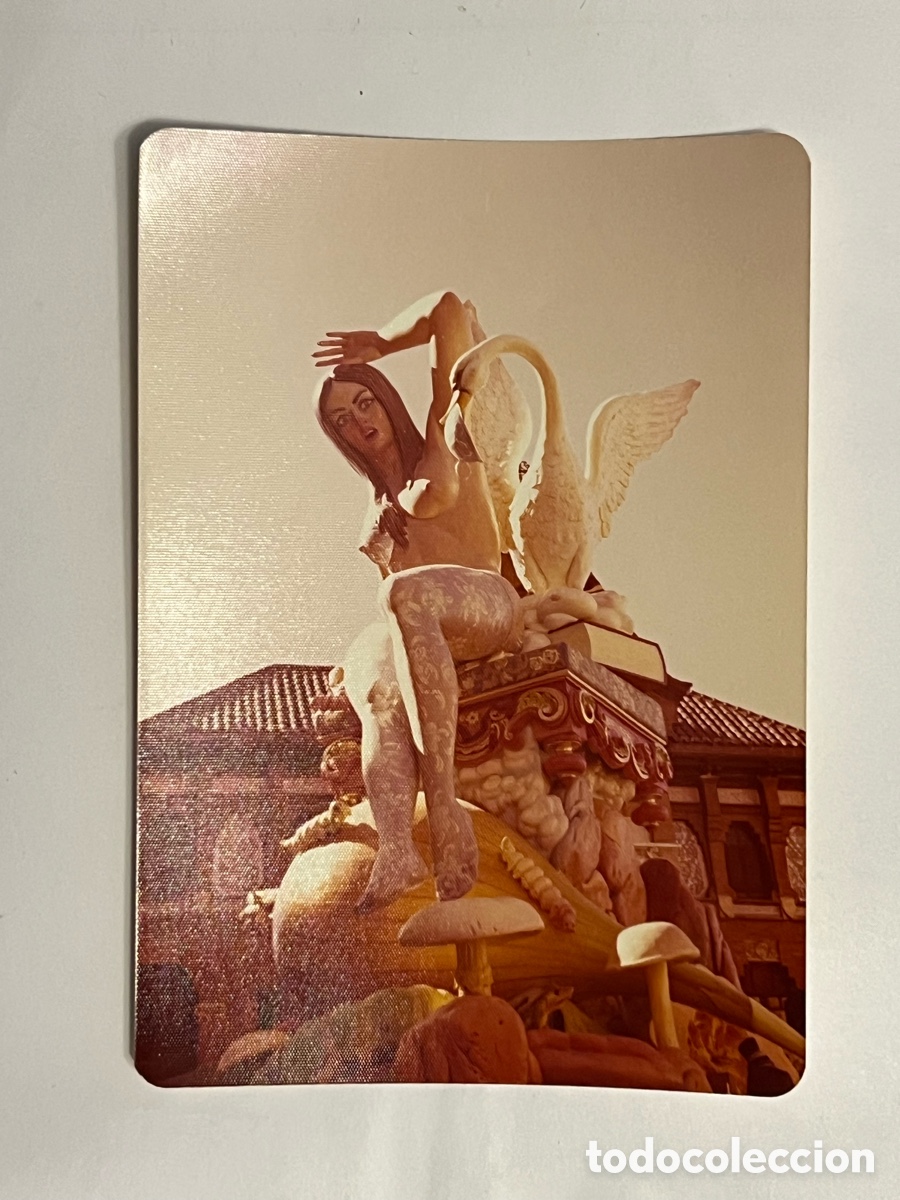 Fotograf&iacute;a antigua: FALLAS. Falla Plaza del Mercado Central. Si en vols m&eacute;s, para el cab&agrave;s. Artista Federico Contreras