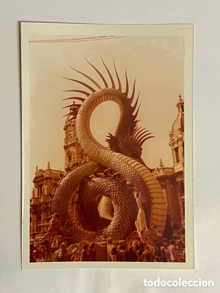 Fotograf&iacute;a antigua: FALLAS. Falla Plaza Ayuntamiento. La Serp del mar.. Artista, Vicente Luna (a.1975)