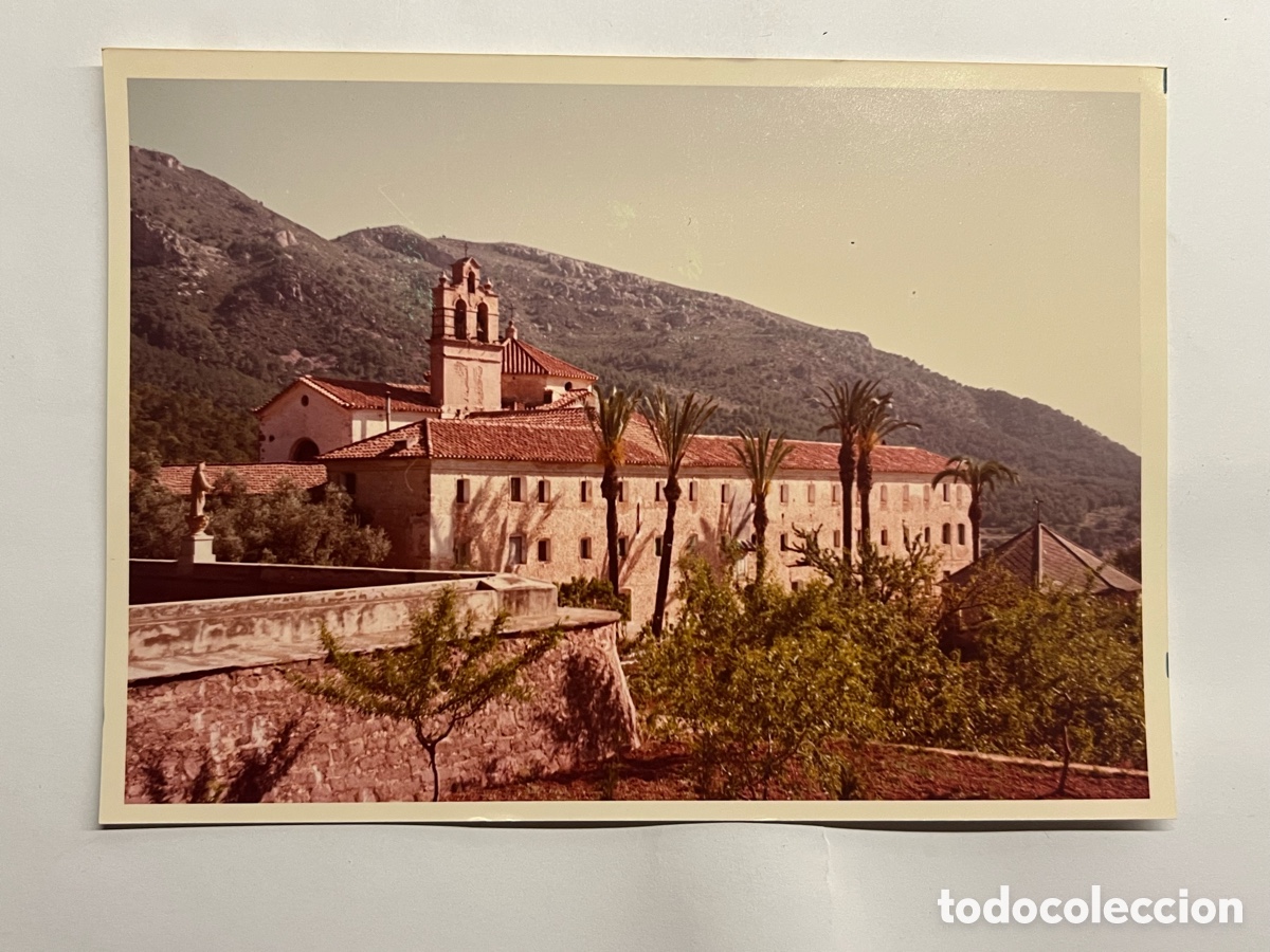 Fotograf&iacute;a antigua: BENICASIM (Castell&oacute;n) Fotograf&iacute;a Carmelitas del Desierto de las Palmas. Vista Panor&aacute;mica (h.1980?)