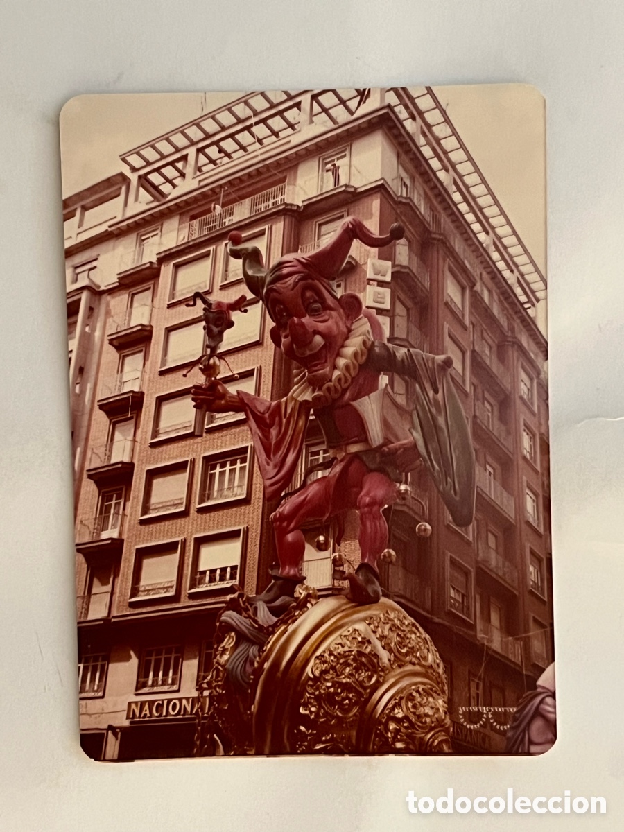 Fotograf&iacute;a antigua: FALLAS.. Falla San Vicente - Periodista Azzati (a.1979) Med&iacute;das: 12 x 9,5 cm.