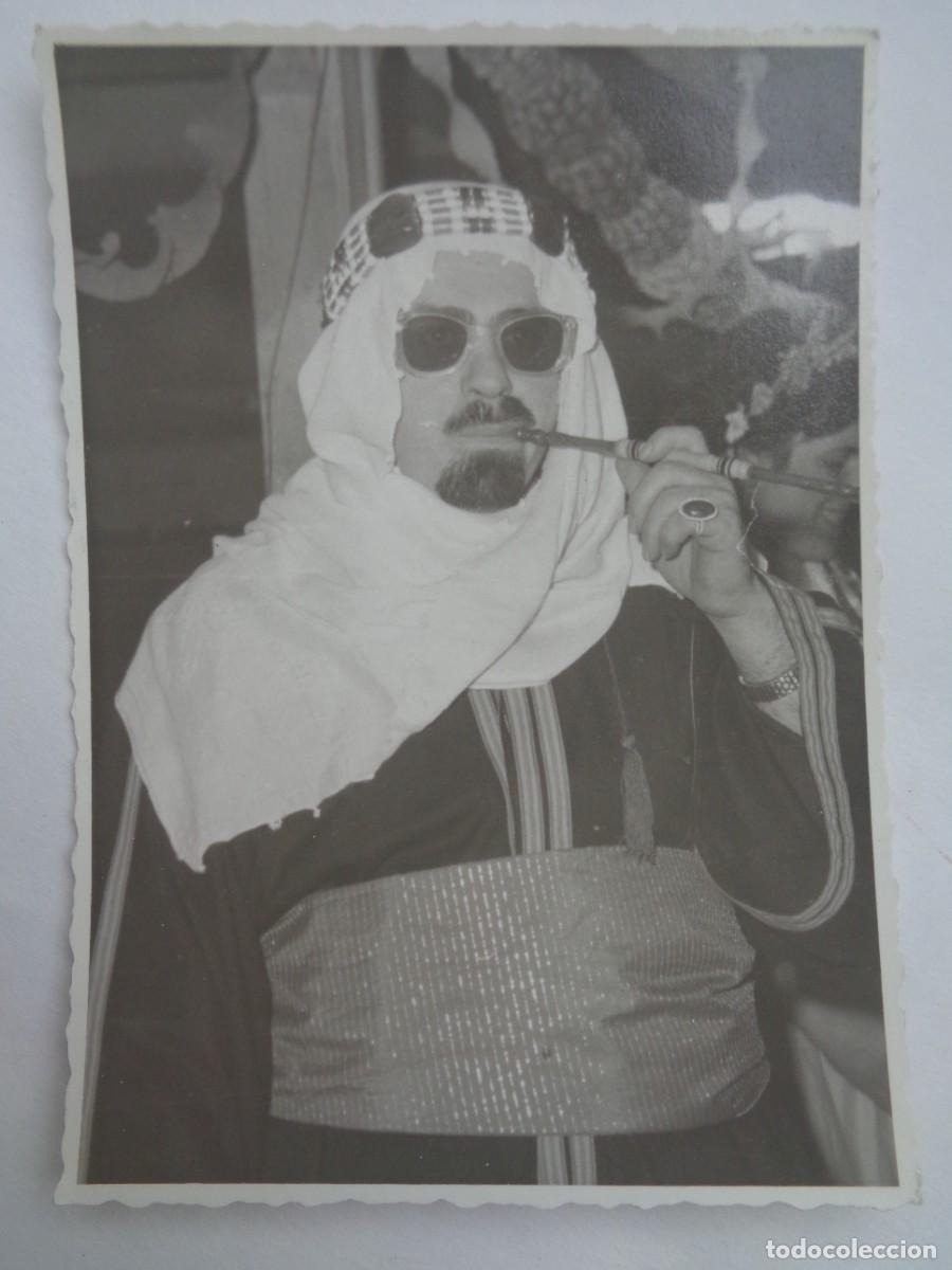 Fotograf&iacute;a antigua: FOTO DE HOMBRE DISFRAZADO DE JEQUE ARABE , CARNAVAL, ETC
