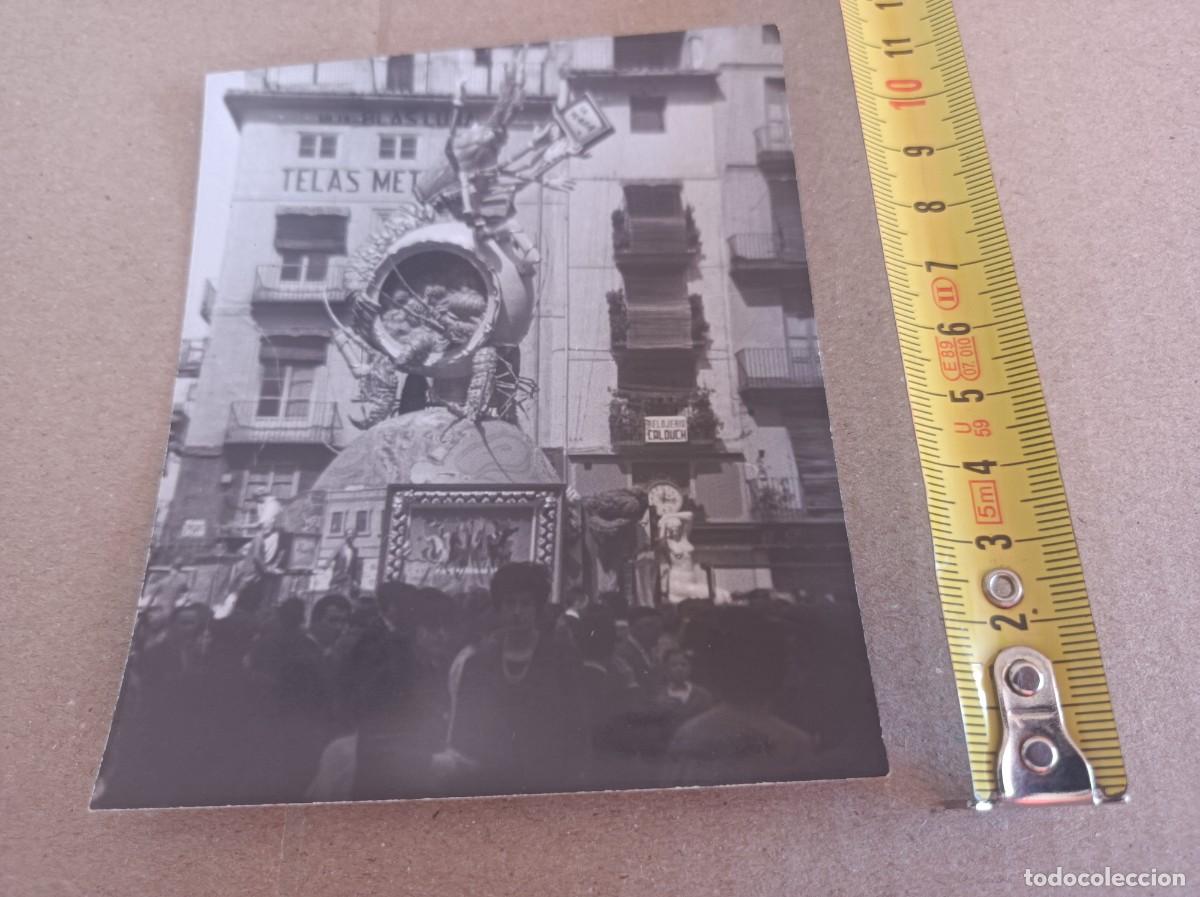 Fotografia antica: FOTOGRAF&Iacute;A FALLAS DE VALENCIA PLAZA DOCTOR COLLADO 1964 LOCALIZADA AL DORSO