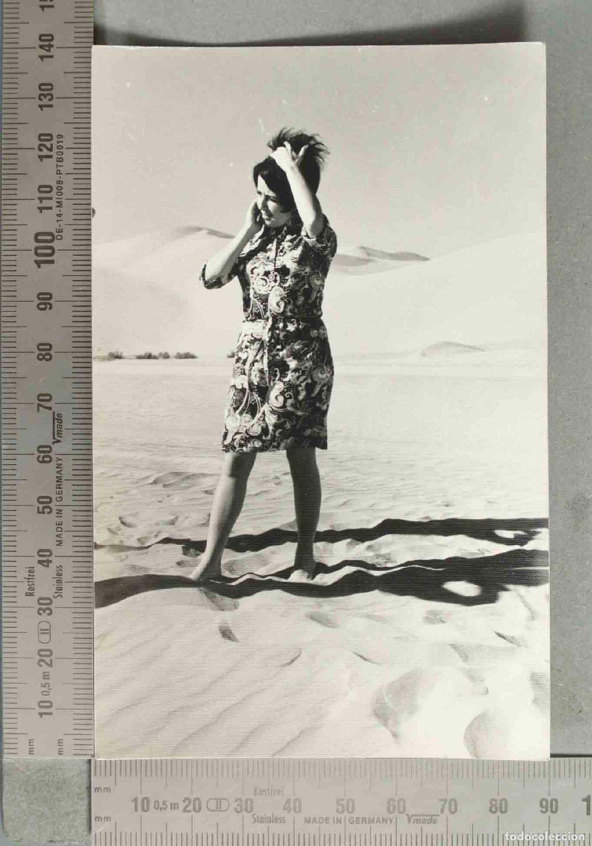 Photographie ancienne: FOTOGRAFIA. MUJER DUNAS HACIA 1960