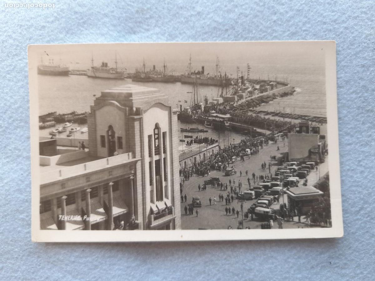Fotografia antiga: Tenerife. Puerto. Animada.