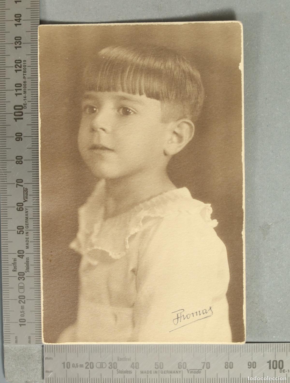 Photographie ancienne: FOTOGRAFIA. RETRATO NI&Ntilde;O Thomas hacia 1930