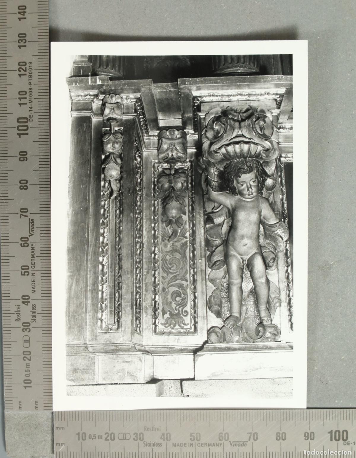 Fotografia antica: FOTOGRAFIA. ALDEAVIEJA. DETALLE RETABLO. AVILA HACIA 1960