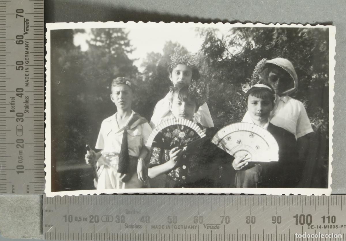 Fotograf&iacute;a antigua: FOTOGRAFIA. NI&Ntilde;OS DISFRAZADOS hacia 1940