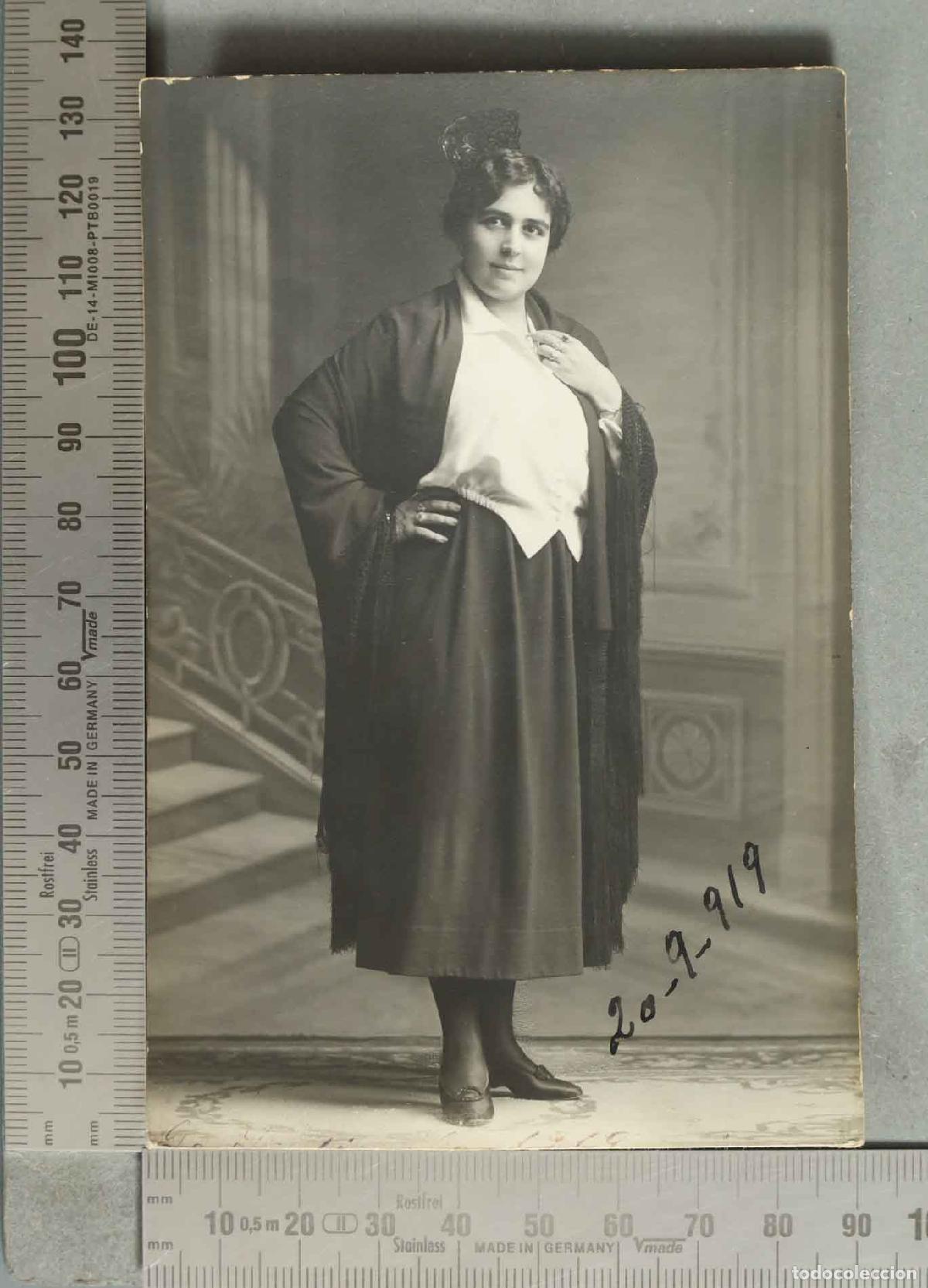 Photographie ancienne: Retrato de se&ntilde;ora - 1919. KAULAK