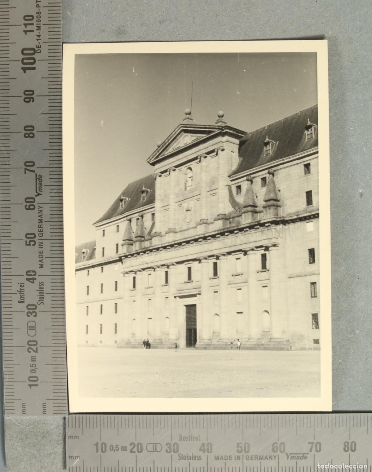 Alte Fotografie: FOTOGRAFIA. Real Monasterio de San Lorenzo de El Escorial - Fachada principal HACIA 1950