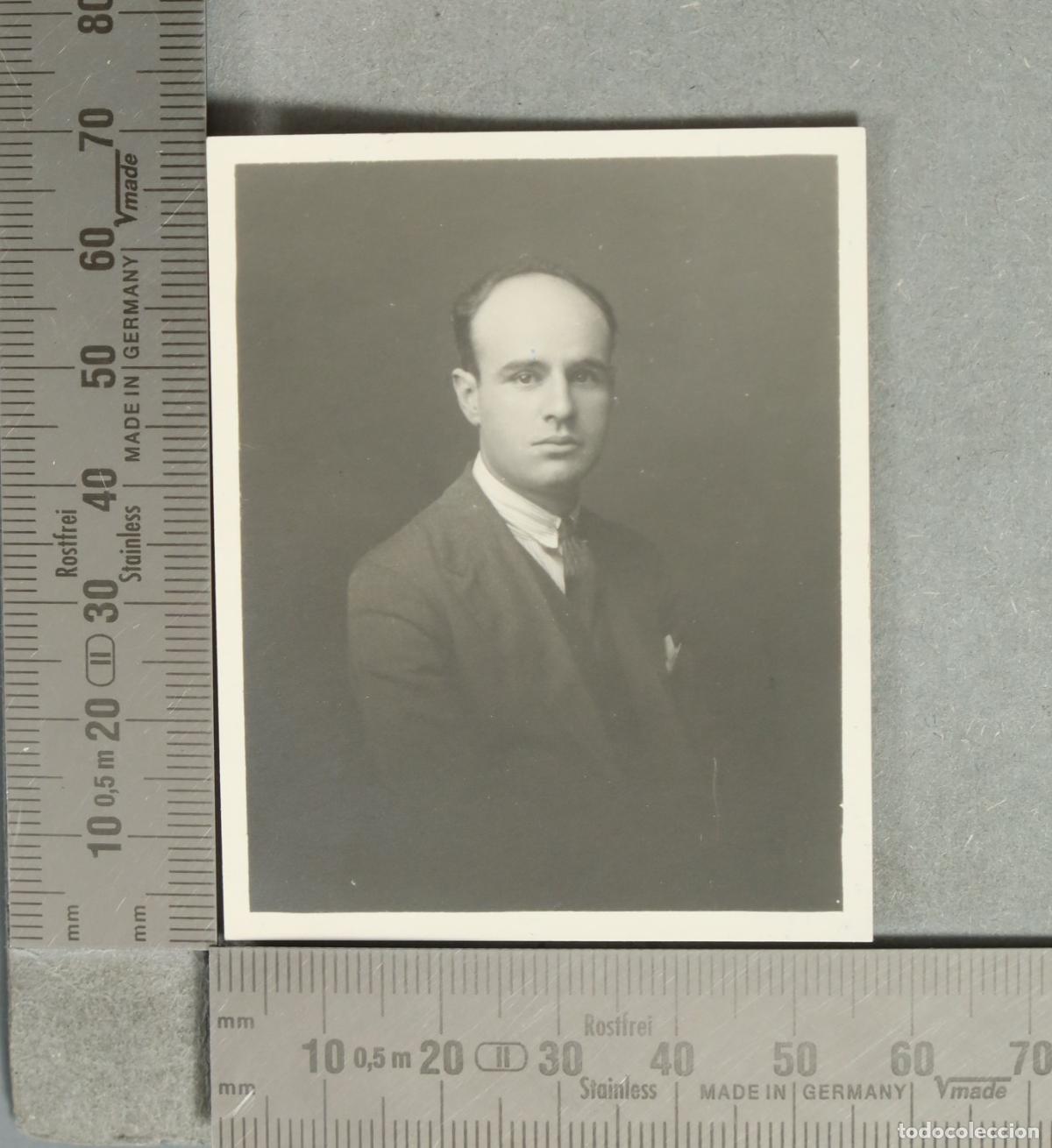 Fotograf&iacute;a antigua: FOTOGRAFIA. RETRATO CABALLERO hacia 1930
