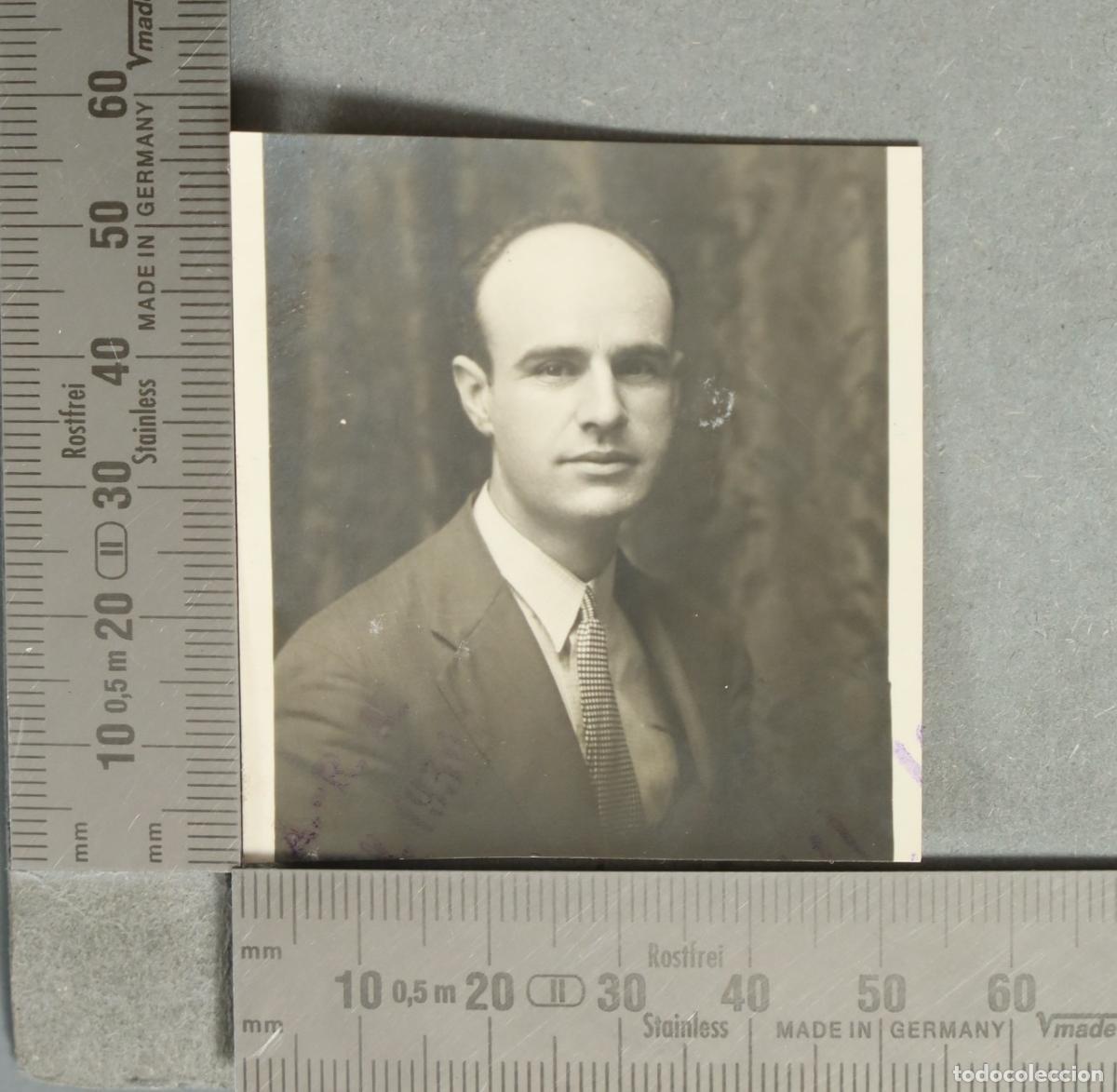 Fotograf&iacute;a antigua: FOTOGRAFIA. Retrato de caballero HACIA 1930