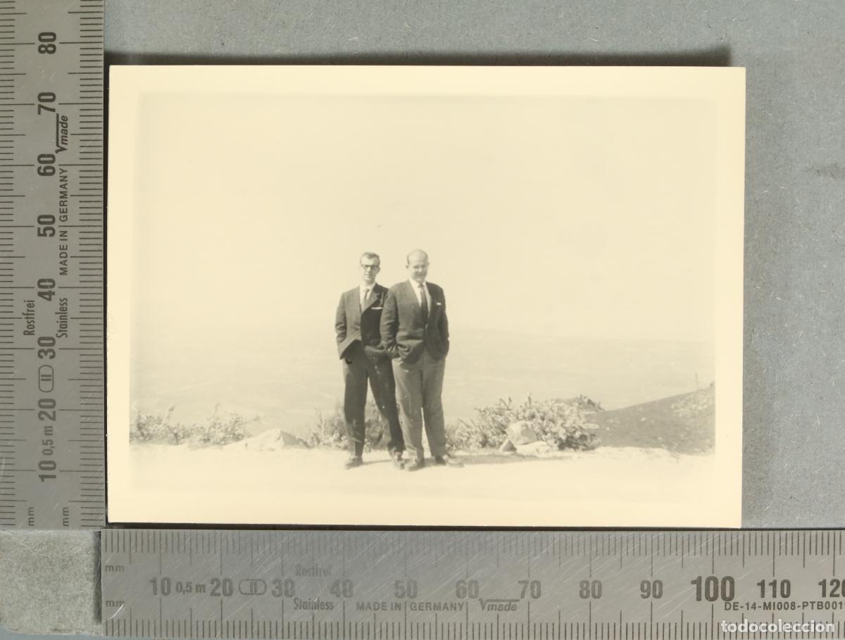 Fotograf&iacute;a antigua: FOTOGRAFIA. PAREJA DE HOMBRES EXCURSION