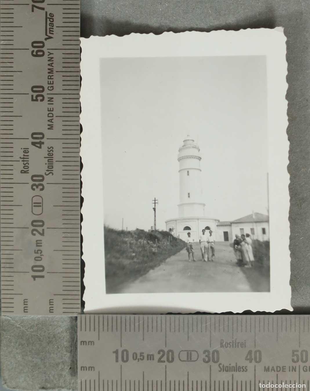 Fotograf&iacute;a antigua: FOTOGRAFIA. FARO SANTANDER HACIA 1950