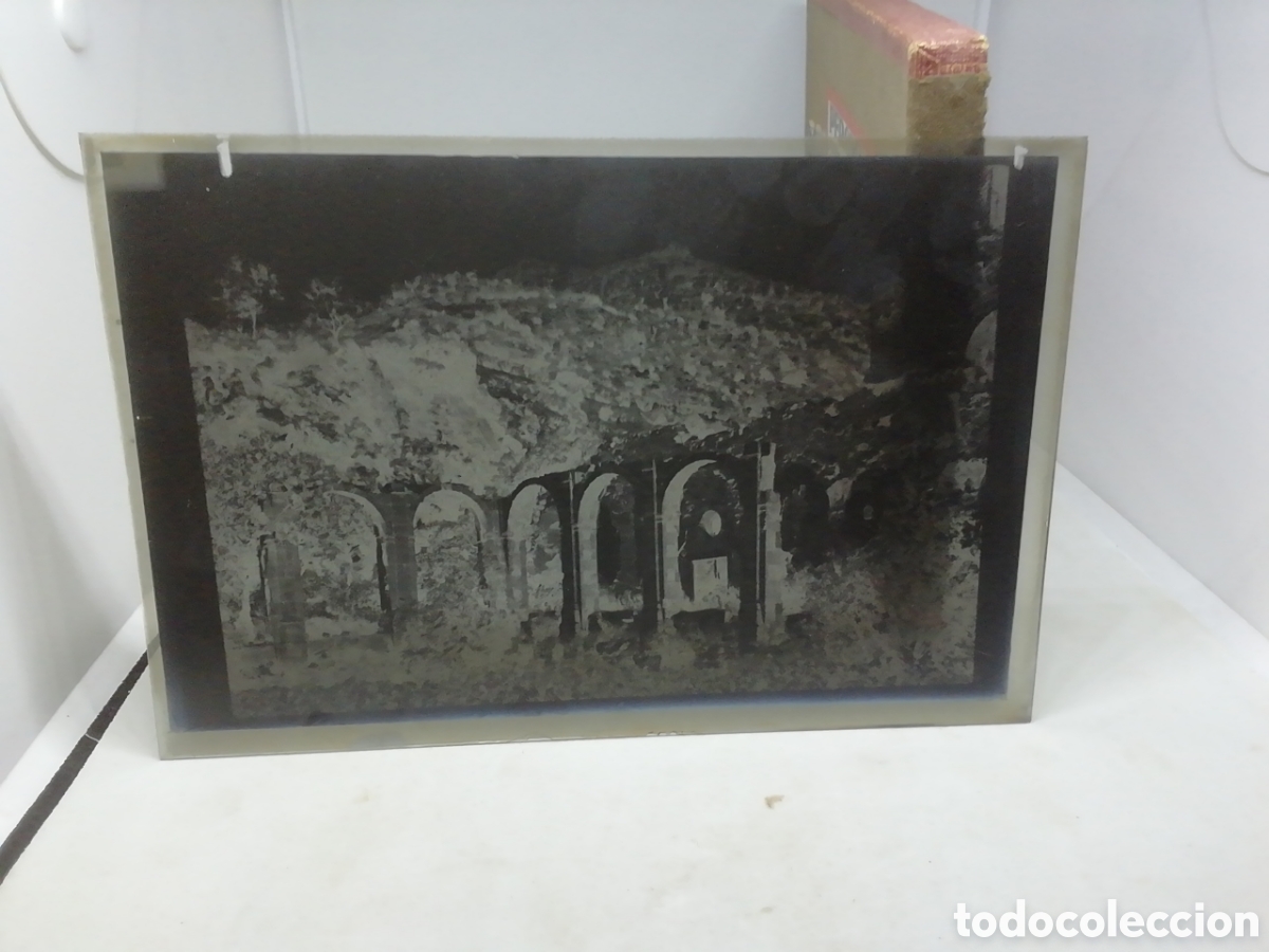 Fotograf&iacute;a antigua: Foto de las Cartuja de Montealegre y Scala Dei placas de cristal antiguas C5