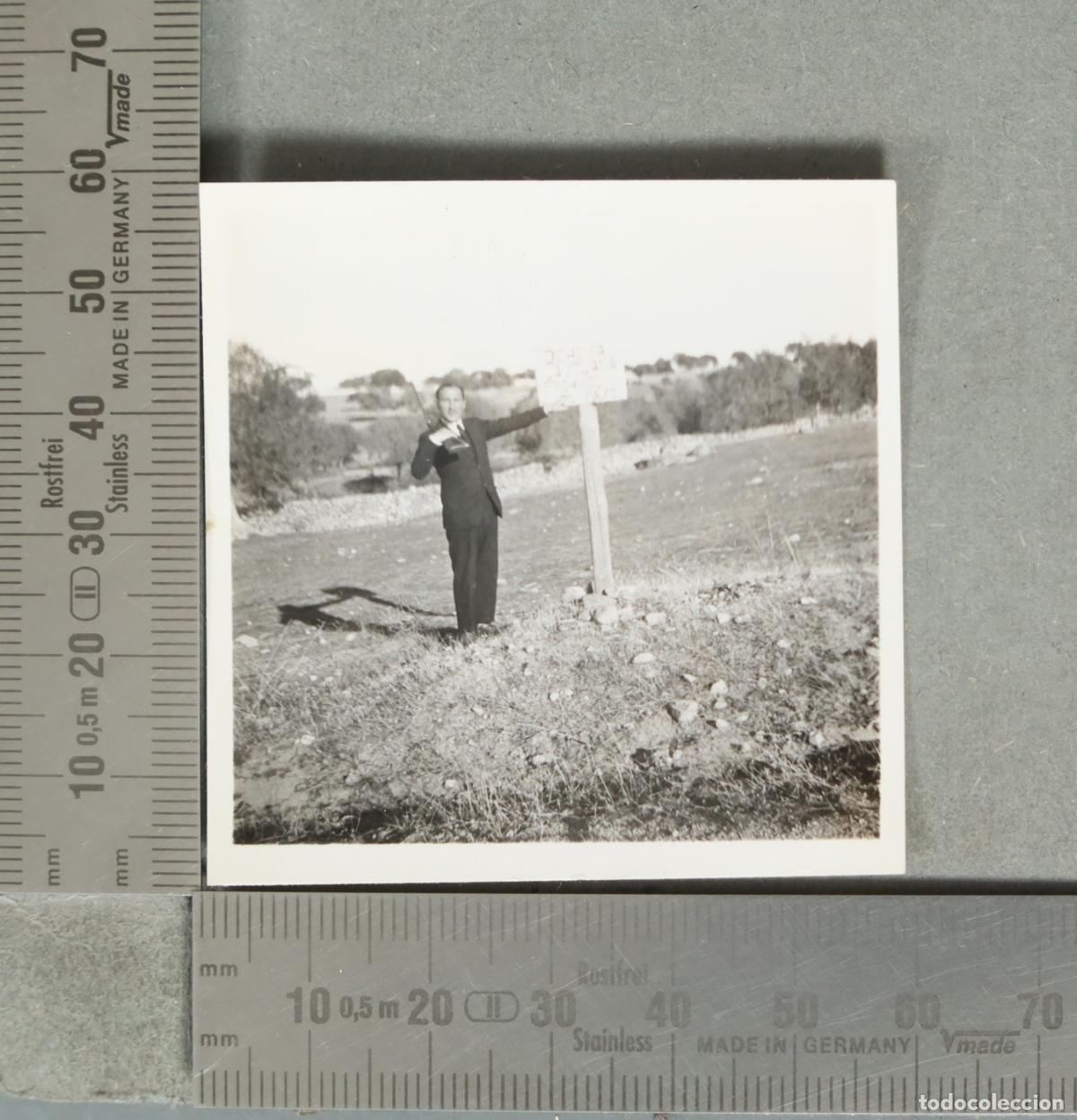 Fotograf&iacute;a antigua: FOTOGRAFIA HOMBRE CON ESCOPETA DE CAZA. hacia 1930