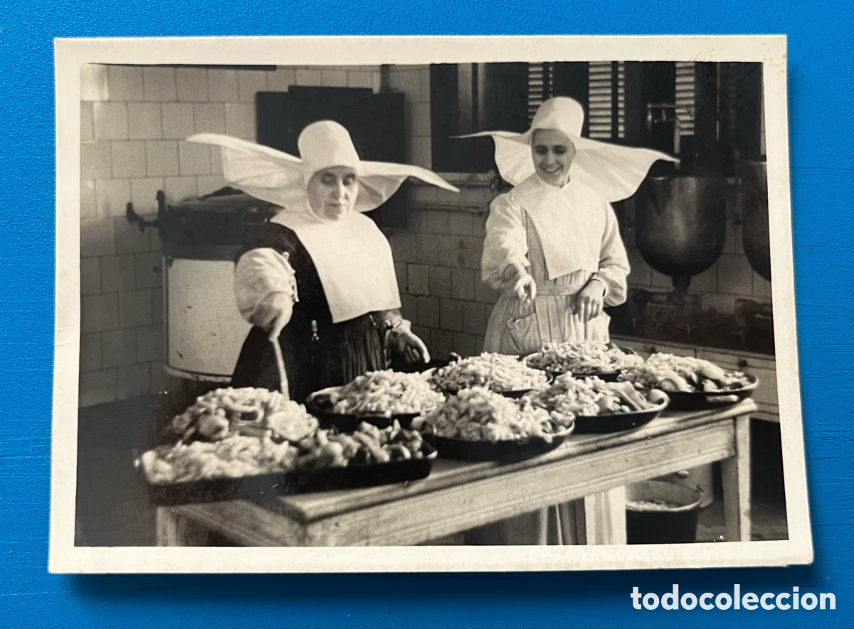 Fotograf&iacute;a antigua: Fotograf&iacute;a original de &eacute;poca - Monjas cocineras