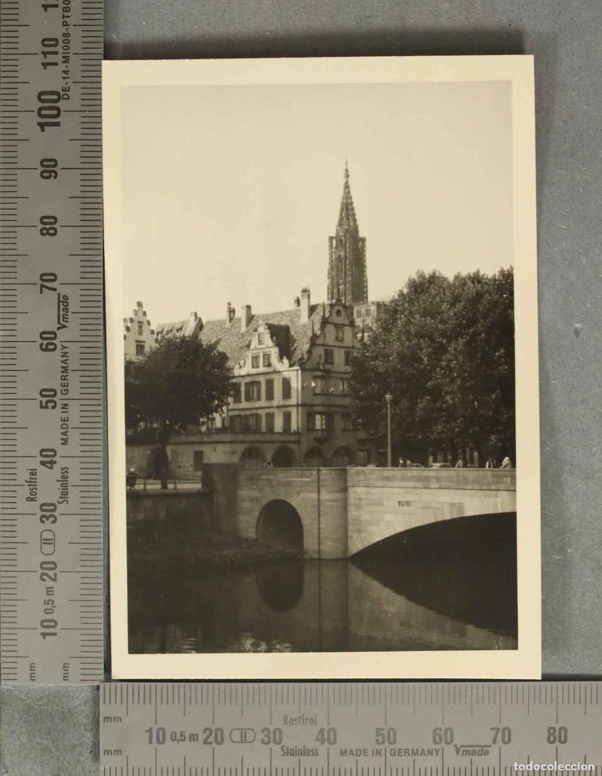 Fotografia antiga: FOTOGRAFIA. Catedral de Estrasburgo HACIA 1950