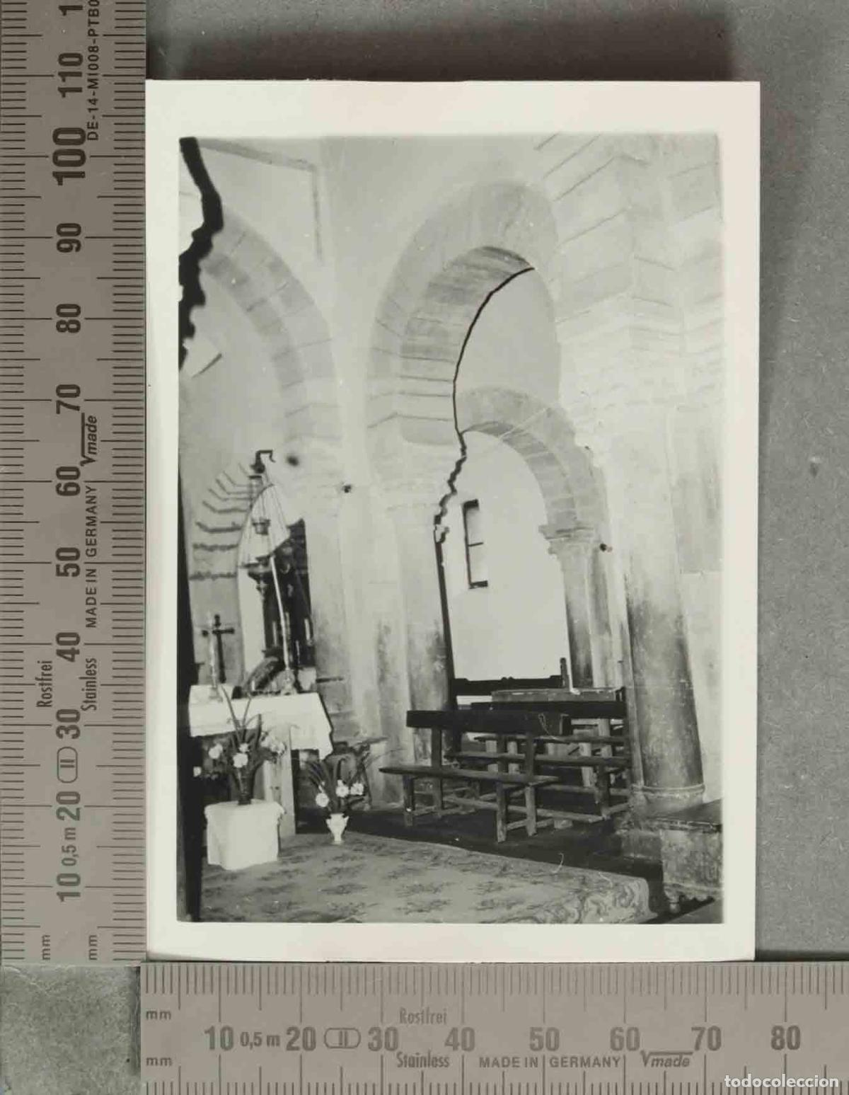 Fotografia antiga: FOTOGRAFIA. Iglesia Moz&aacute;rabe de Santa Maria de Lebe&ntilde;a HACIA 1950