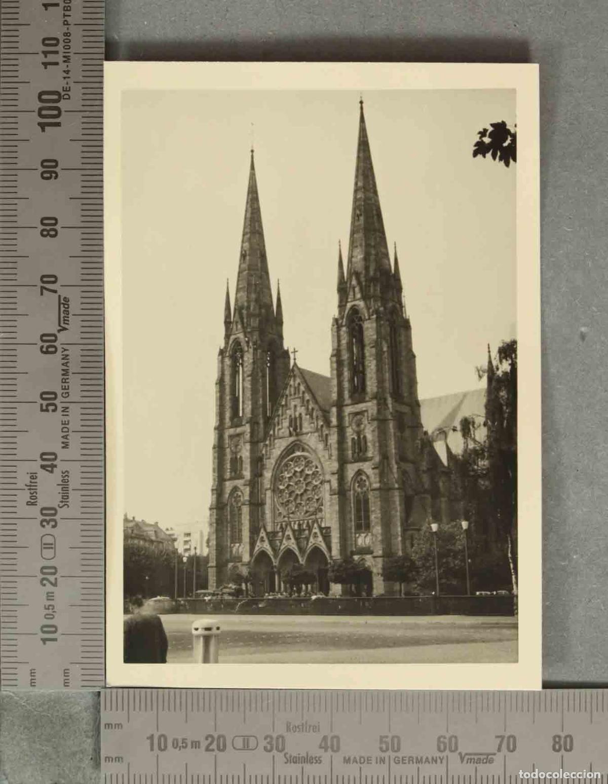 Fotografia antica: FOTOGRAFIA. Iglesia de San Pablo de Estrasburgo HACIA 1950
