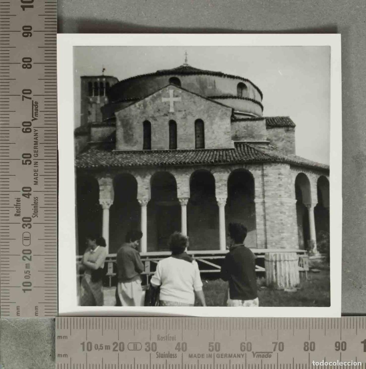 Fotografia antica: FOTOGRAFIA. LA IGLESIA DE SANTA FOSCA. TORCELLO HACIA 1950