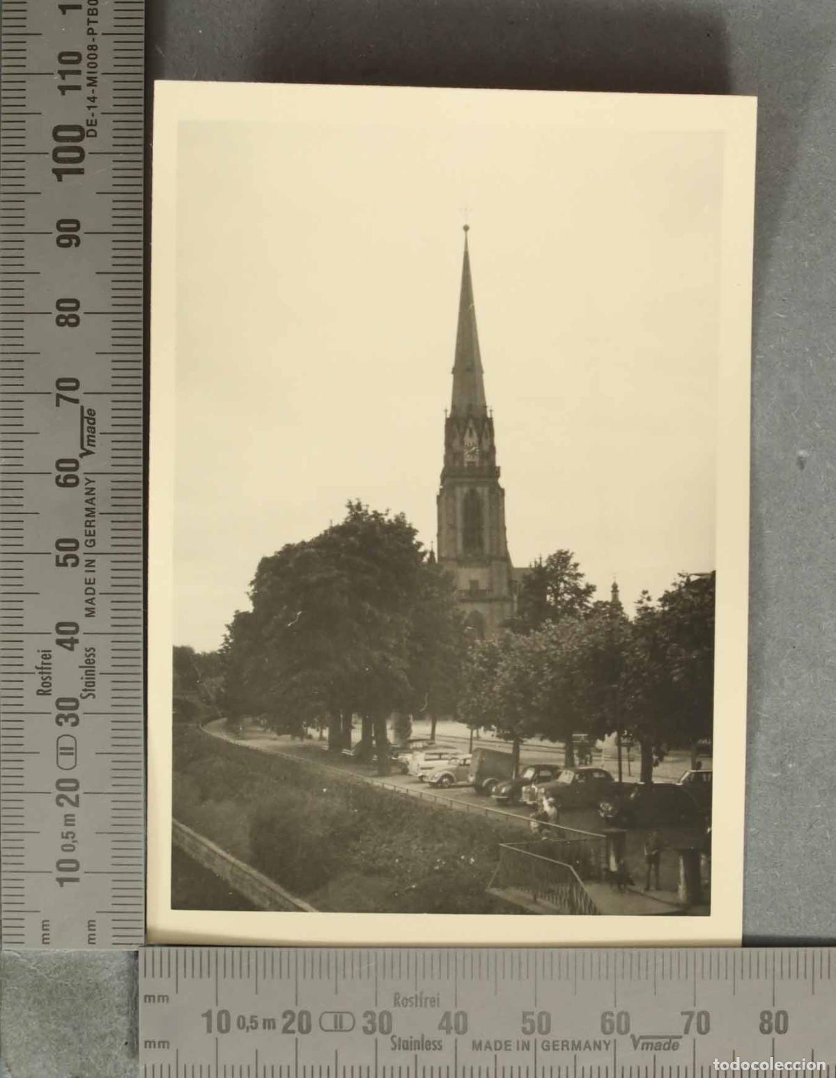 Fotograf&iacute;a antigua: FOTOGRAFIA. Lutherkirche en Kassel, HACIA 1950